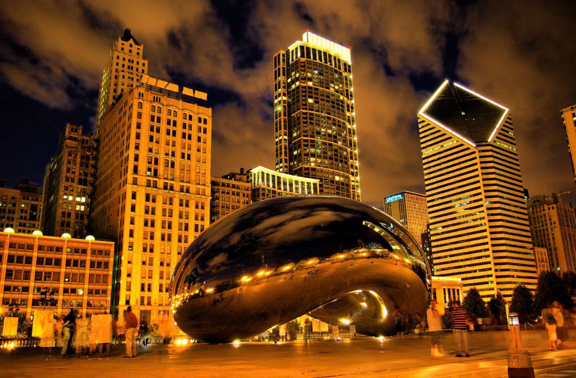 "魔镜"云门,美国芝加哥城市旅游地标
