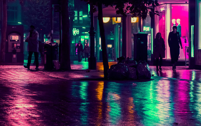 紫夜:另类视角欣赏英国小镇的夜晚