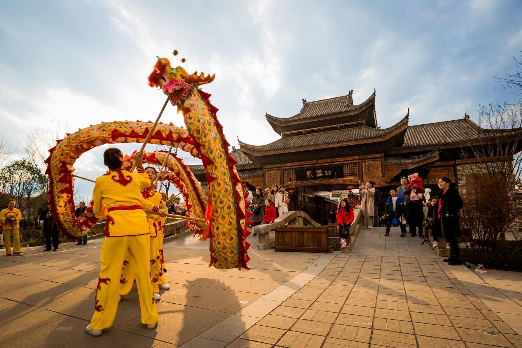 人文纪实摄影:龙腾庙会,热闹新年