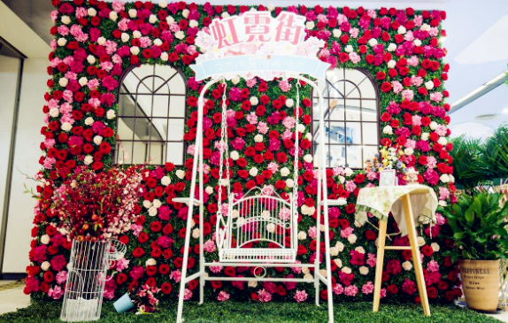 6种不同样式的花墙,你会选择哪一款去拍照?