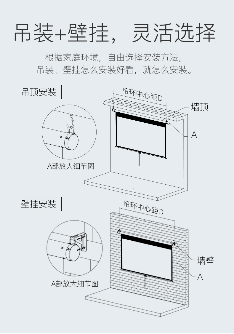 幕布安装方法图片