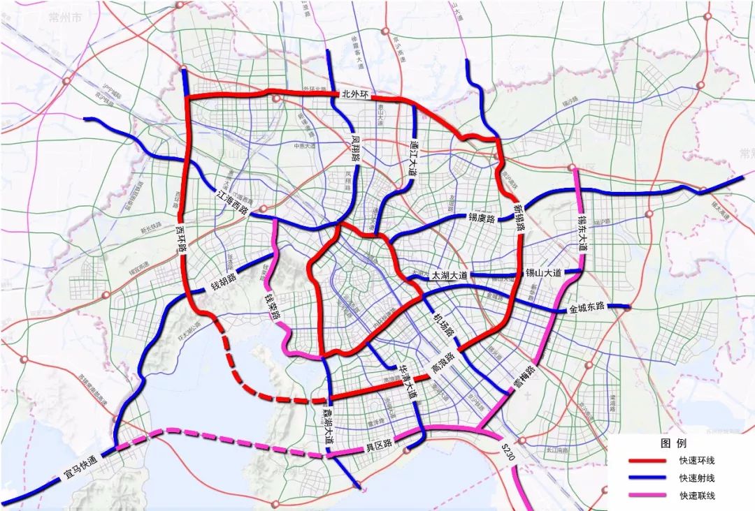 无锡快速路规划图片