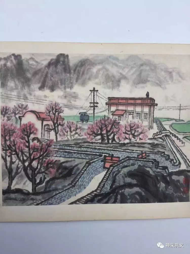 冬天的家乡一一柏沟岺.