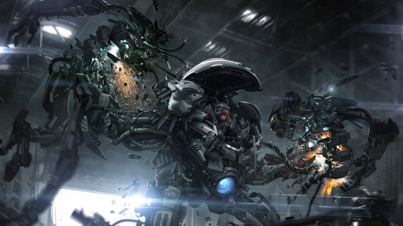 相当棒的一组机械机甲类插画作品欣赏!造型帅气科幻感十足!