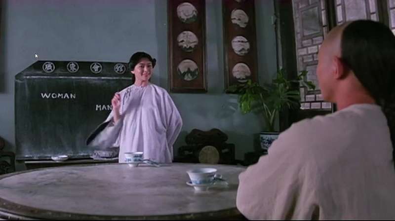 十三姨教黄飞鸿英文,黄飞鸿见人就说“爱老虎油”,影视,搞笑,好看视频