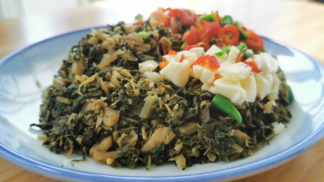 江西农村的下饭神菜,腌咸菜的百年传统做法,好吃得一塌糊涂