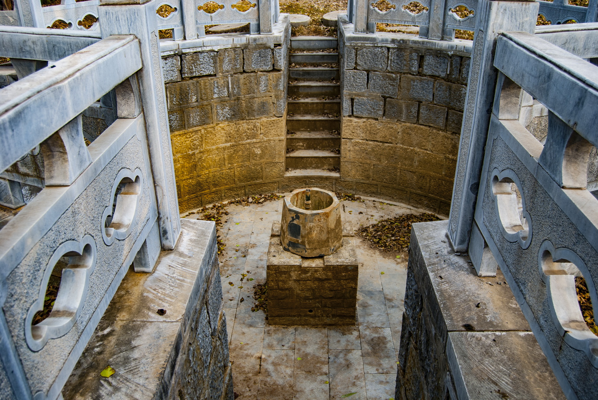 徐州校园内有一口130余年古井,周边还有千余年青檀树,极为少见