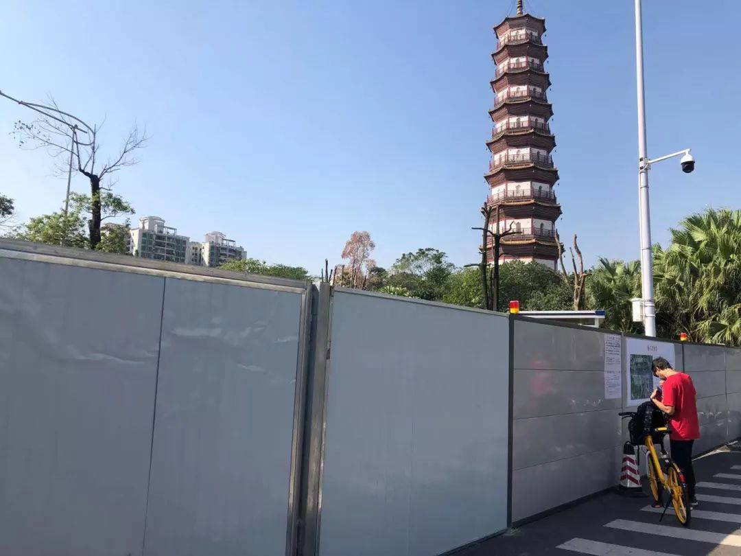 地铁12号线岭南广场站围蔽施工,广州又一"新地标"要来了!