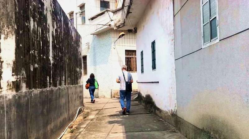 东莞东坑小巷子村里老房子多不认识路的都走不出去