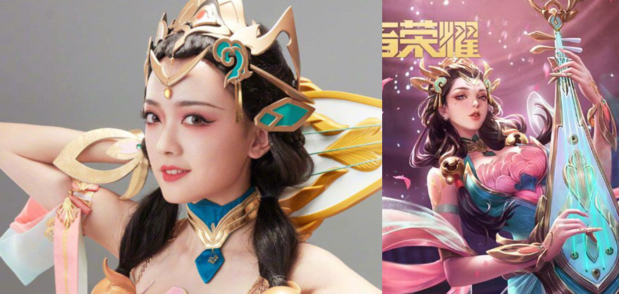 王者荣耀:天美放出四美cos照,满屏大长腿,却暴露了不喜欢她?