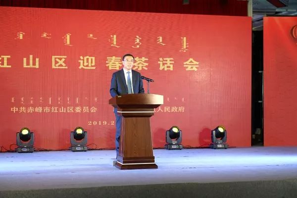 红山区举行2019年迎春茶话会