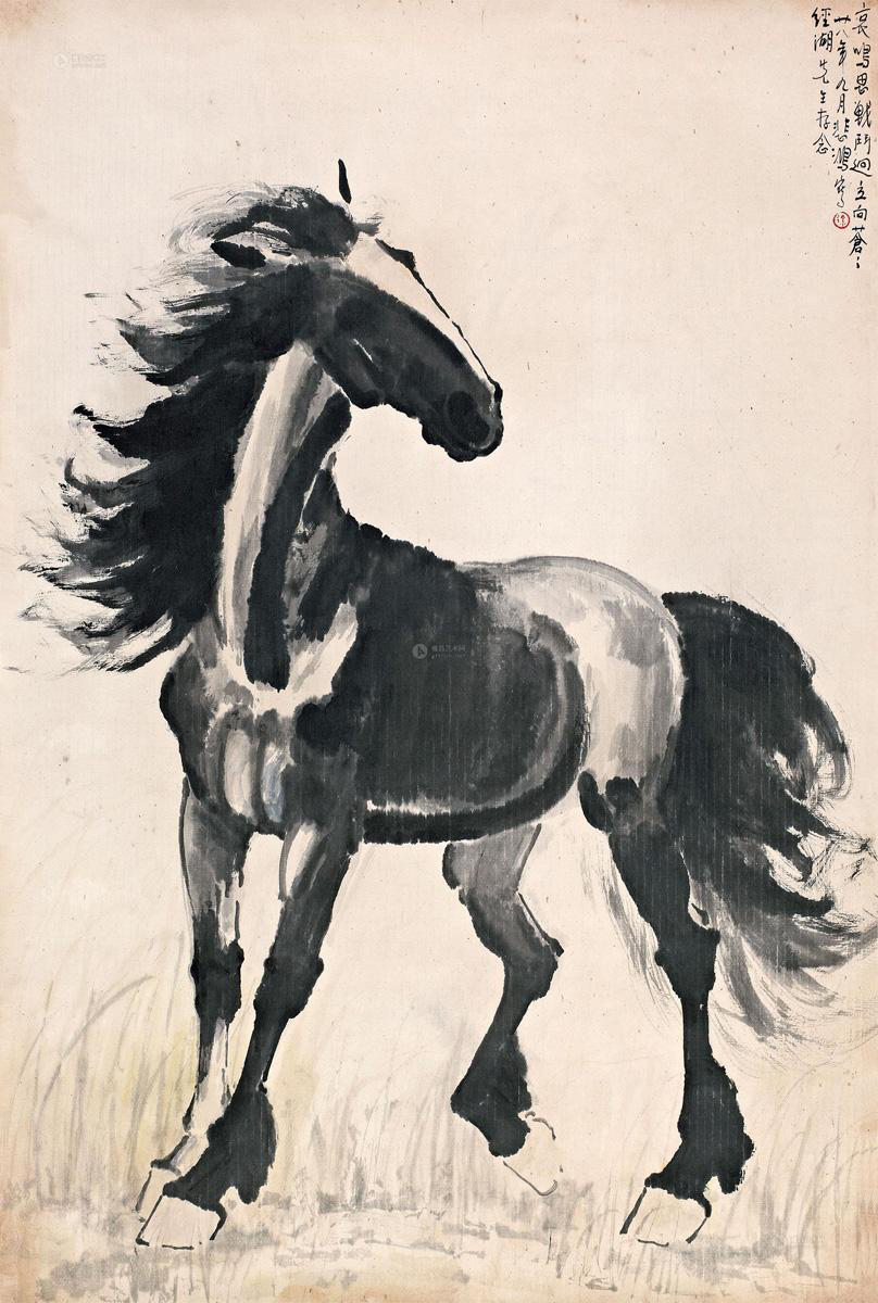 徐悲鸿的马为什么这么贵?因为他的马不仅技法精湛,还有真实情感