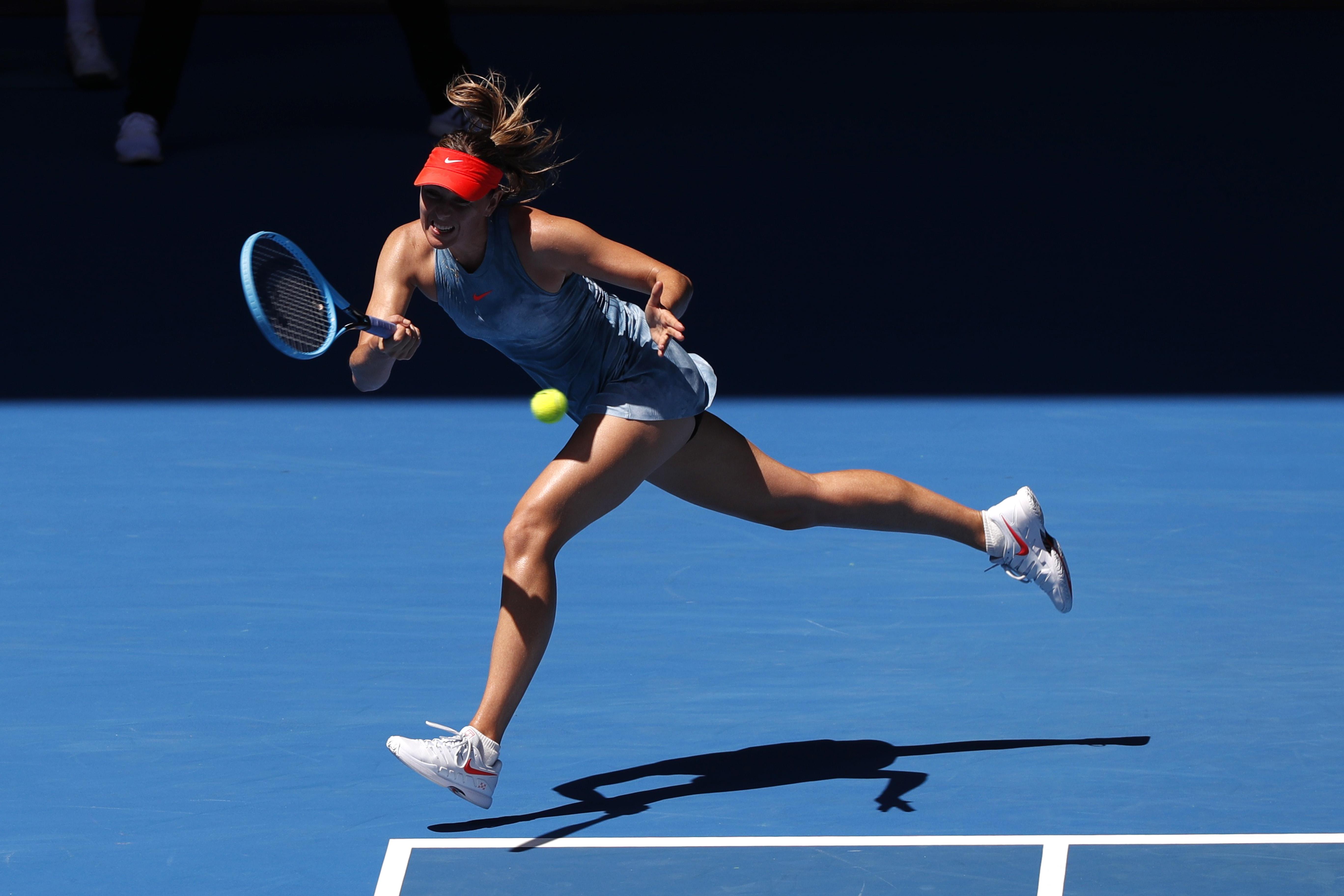 网球——澳网:莎拉波娃胜达特(2)