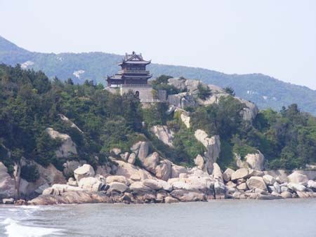 非常美丽的天门清梵,香火很旺的洛迦山景区.