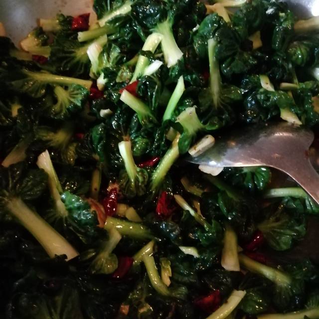 风味苔菇菜,爽口清新,晚餐吃健康低脂