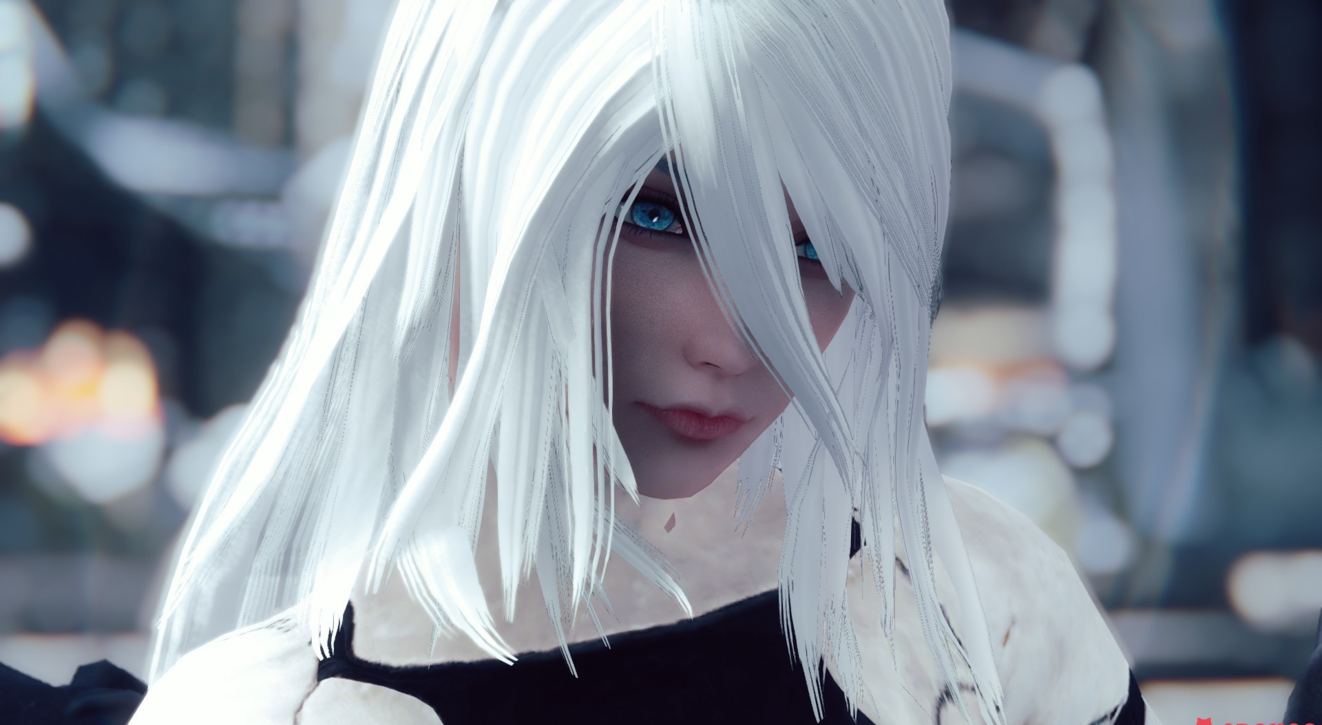 老滚为所欲为系列——没有mod打不出来的角色之2b小姐姐