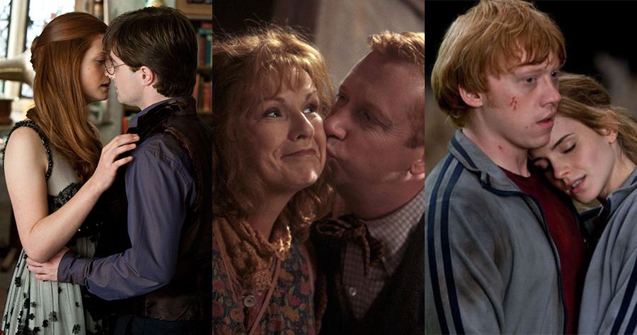 盘点:《哈利·波特》里最甜的11对情侣,哈利和金妮注定在一起!