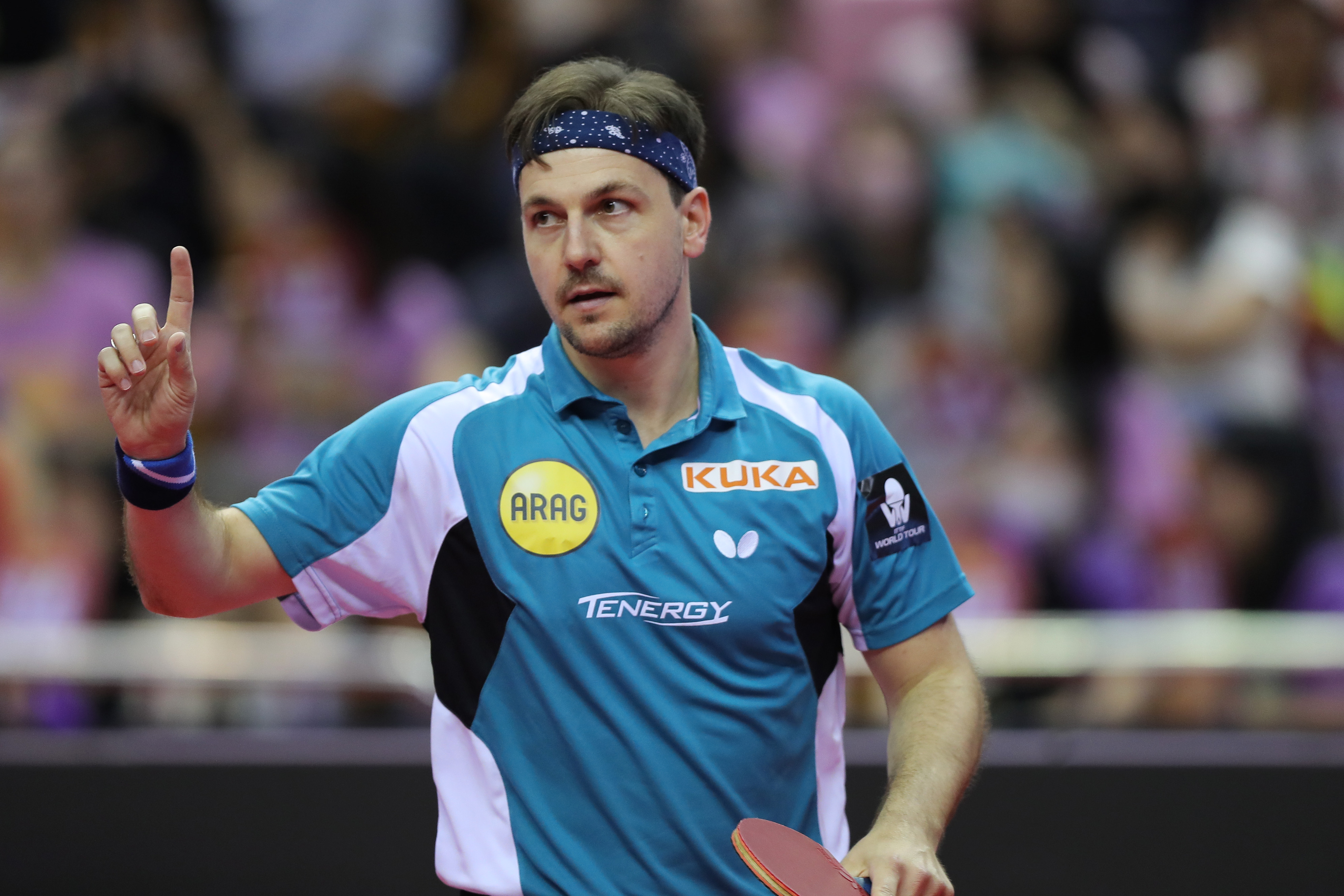 乒乓球——中国公开赛:梁靖崑胜波尔