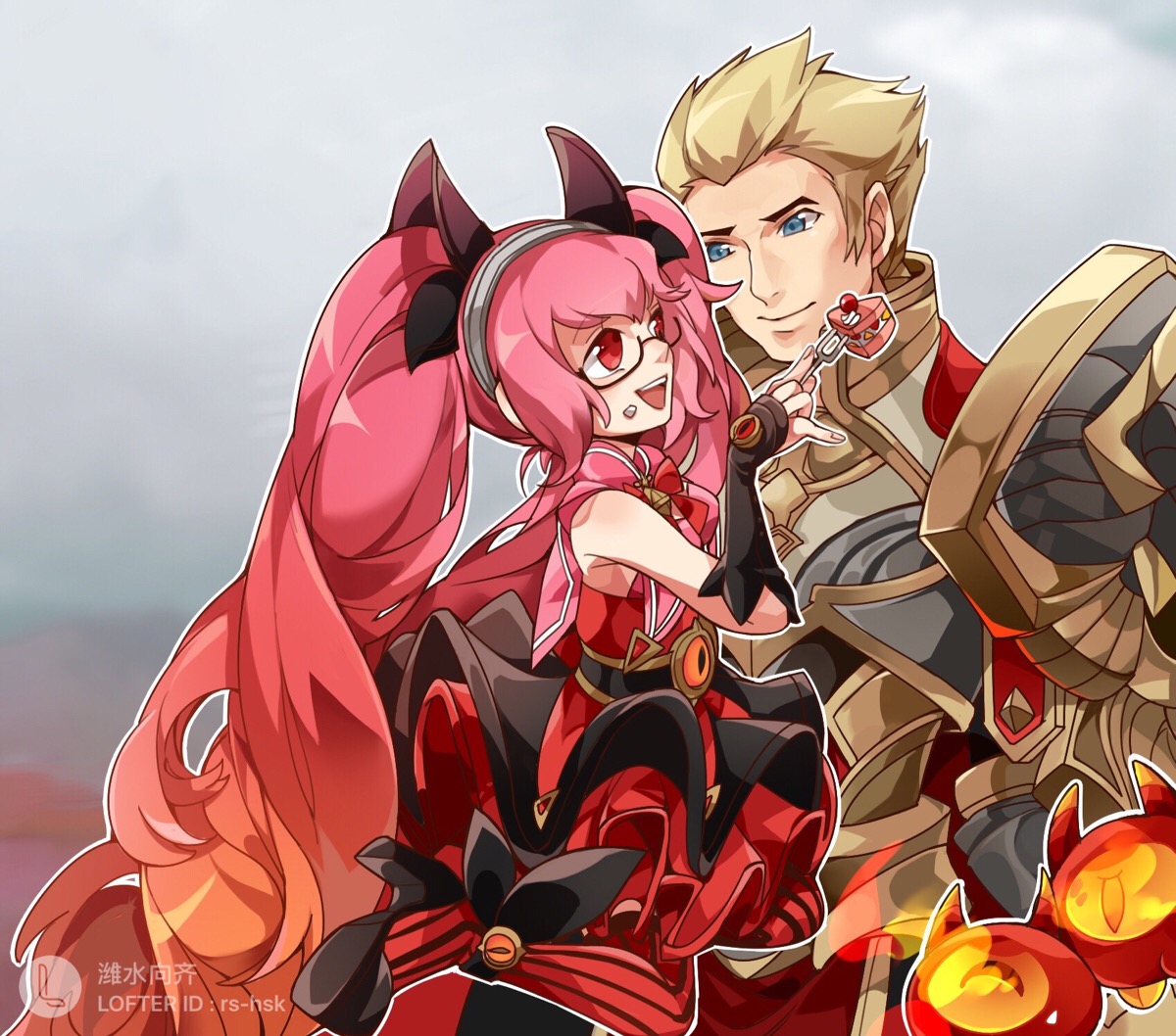 安琪拉-亚瑟:安琪拉单恋亚瑟,亚瑟对其无感.