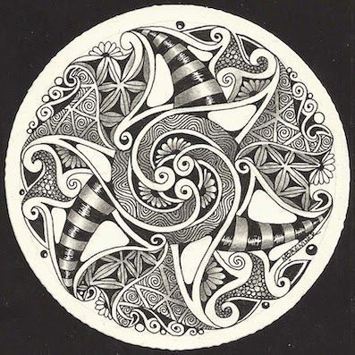 这组黑白线描设计图案,虽简单却很有创意,很难得的线描素材资料