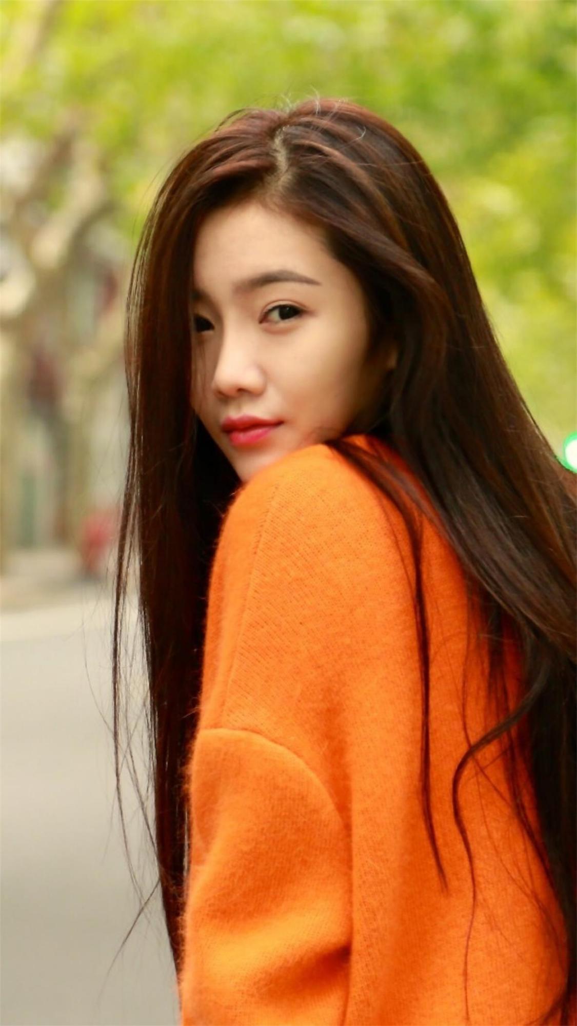 陈娅安精美壁纸,清纯丽质,容貌精致,气质好