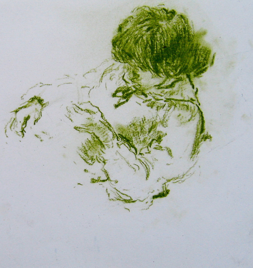 丁凯速写作品欣赏—色粉笔艺术