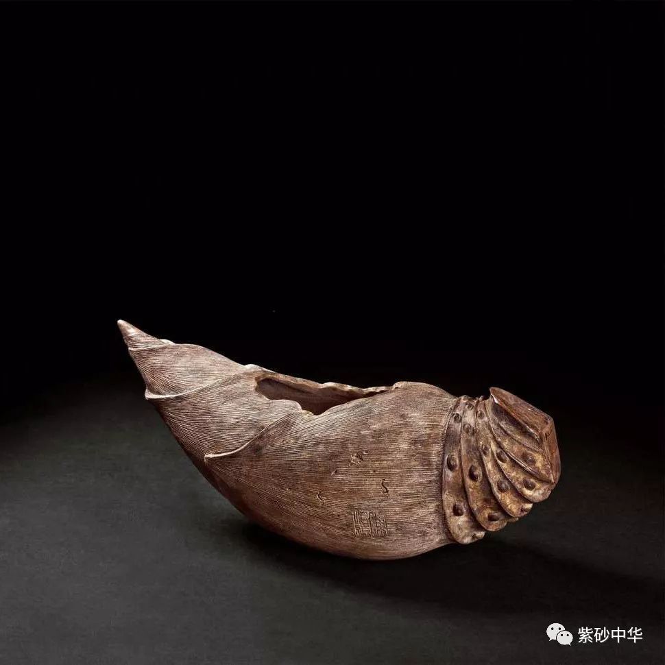 陈鸣远 竹笋水盂