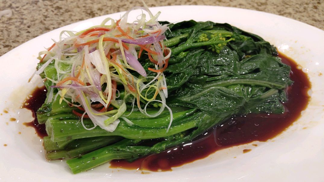 酒店大厨揭秘餐厅热卖的广东名菜 白灼菜心做法 流程