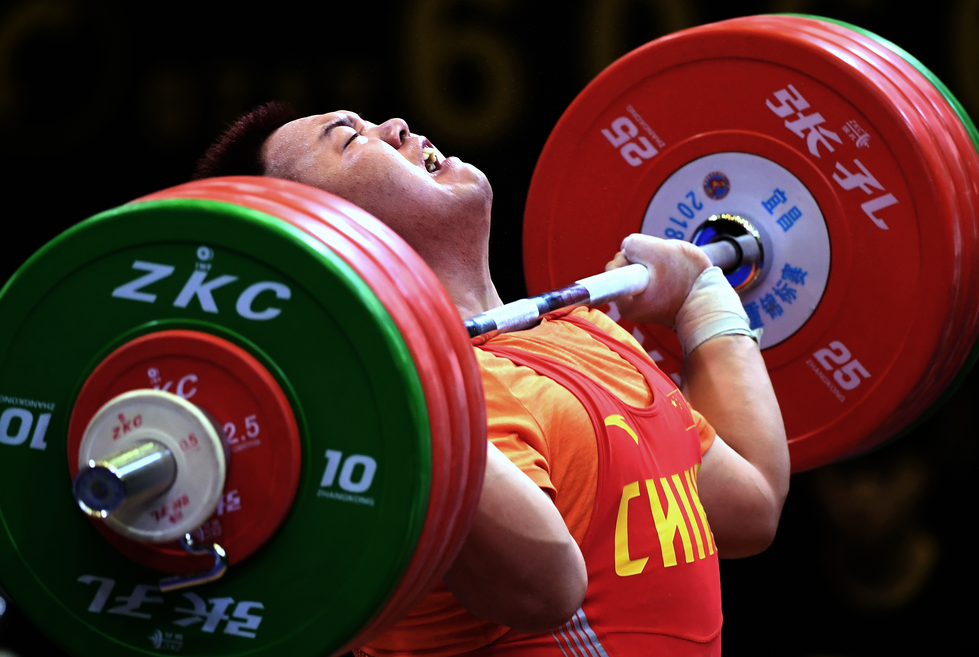 举重——全国男子举重锦标赛:105公斤级赛况(15)