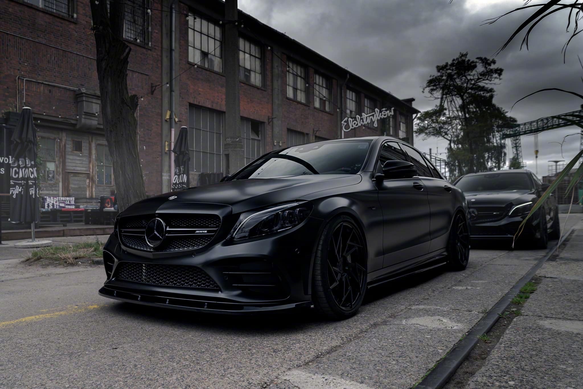 黑化奔驰amg c43 coupe