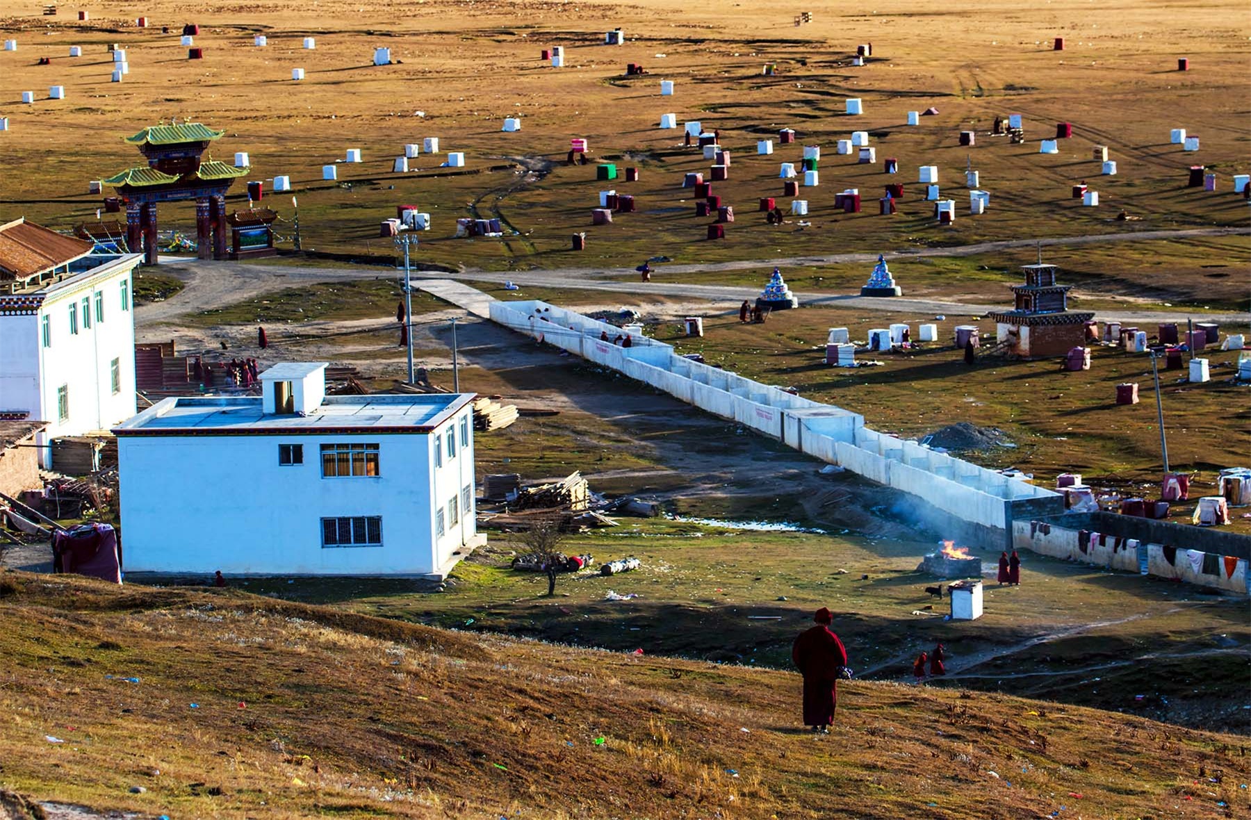 风景图集:信仰强烈的四川白玉县觉姆岛