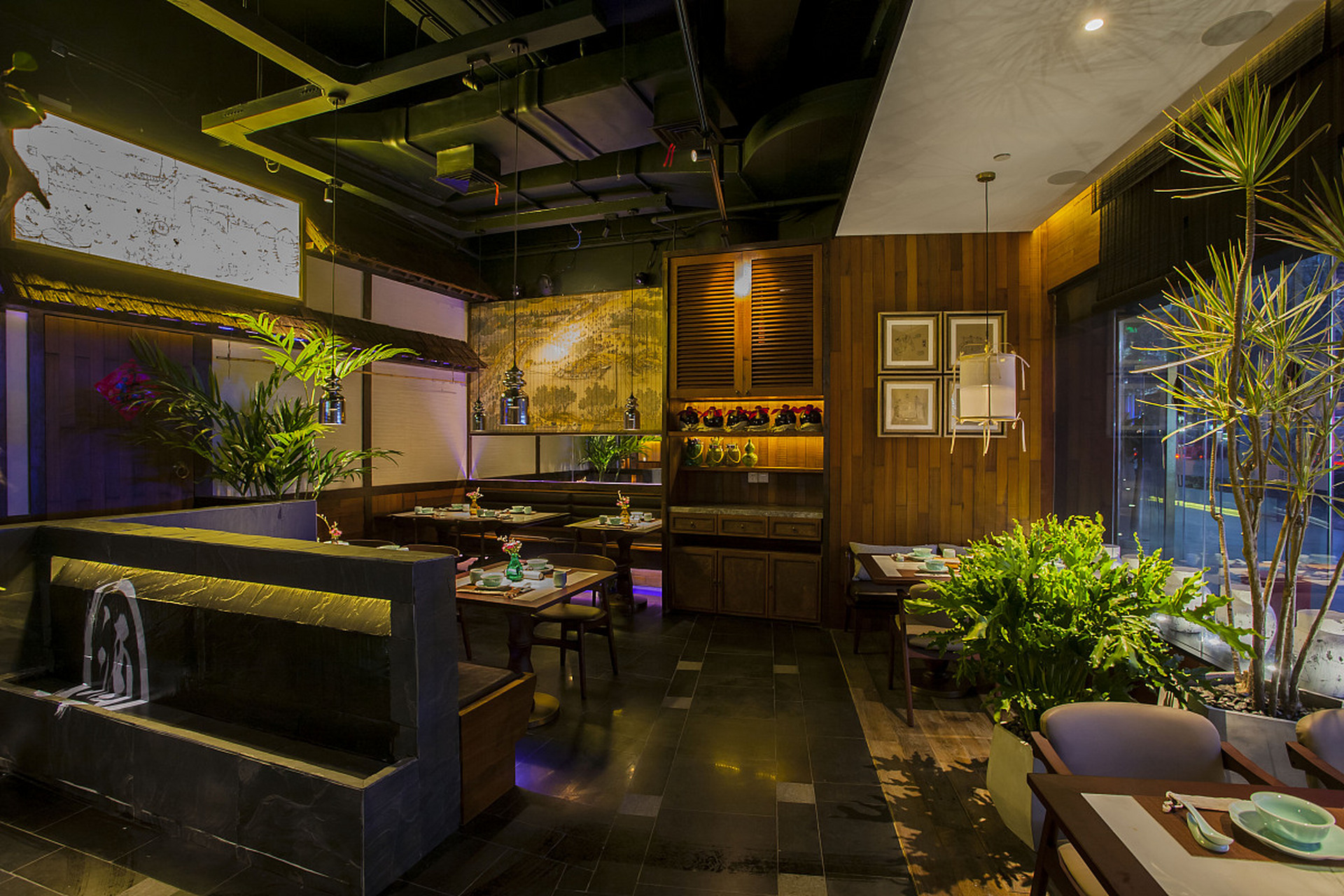 合肥烧烤店装修# #合肥餐饮店装修# #安徽盛世和居装饰#  烧烤店的 