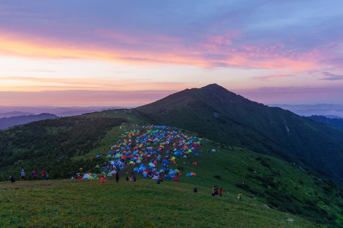 大海坨山图片