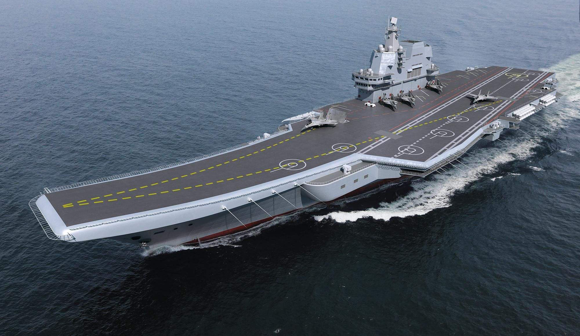 国产航母近照超"帅气",甲板与外部涂装十分养眼