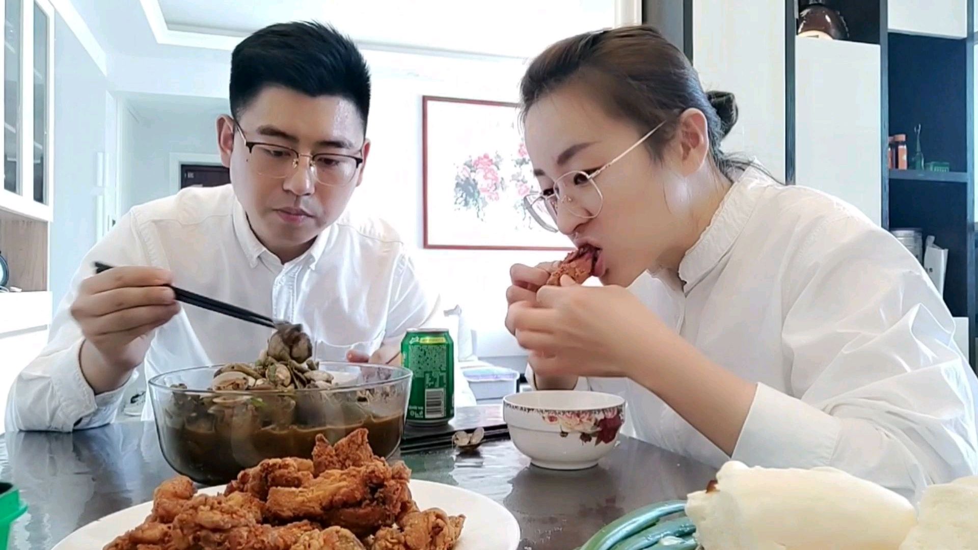 油炸鸡翅根加上媳妇创意菜