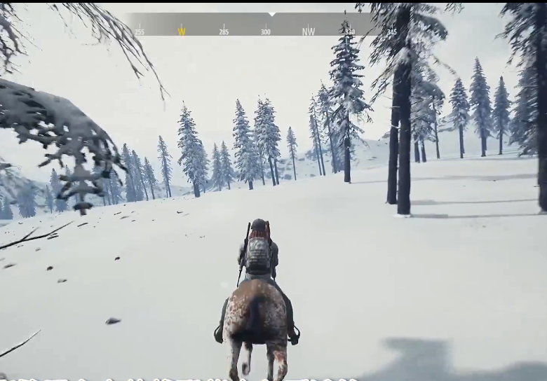 在绝地求生中加入新载具"马"会怎么样?当然是策马奔腾啦!