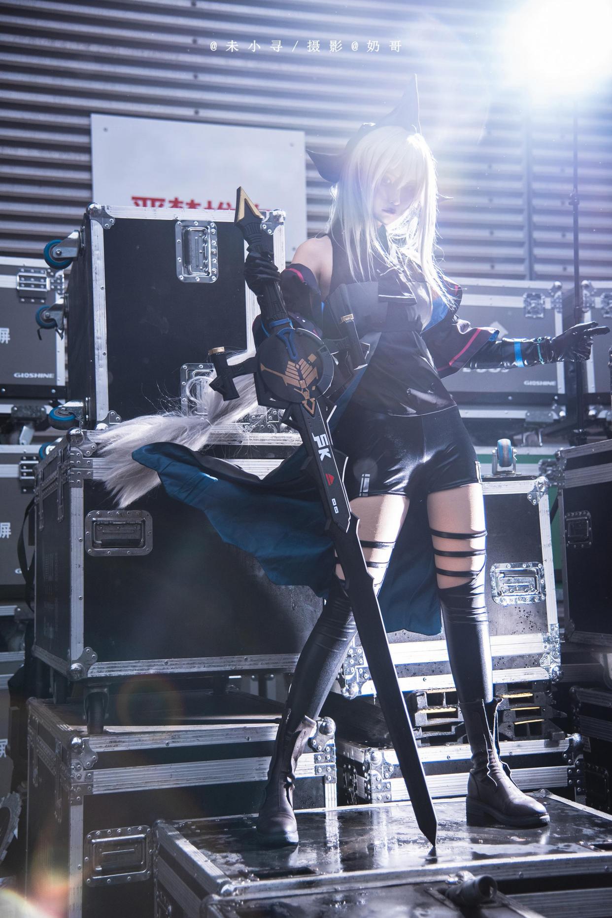 「明日方舟」斯卡蒂cos,太美了吧