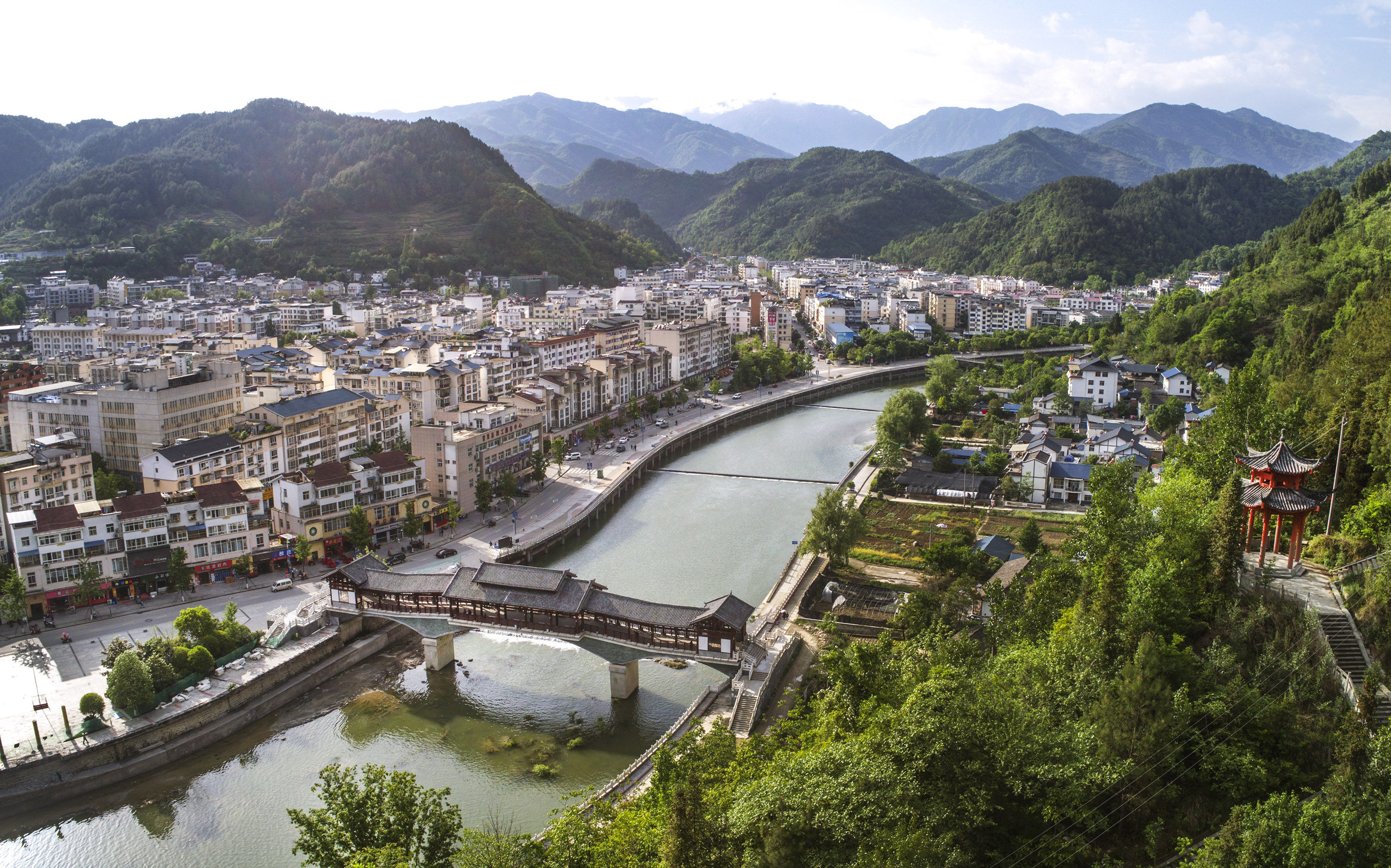 震后十年新青川:城在景中 景在城中(6)