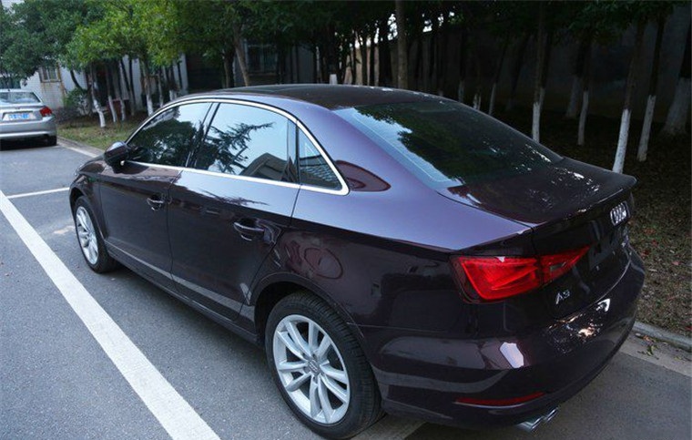 我的紫色奥迪a3提车作业,工作稳定收入提高后的第三辆座驾