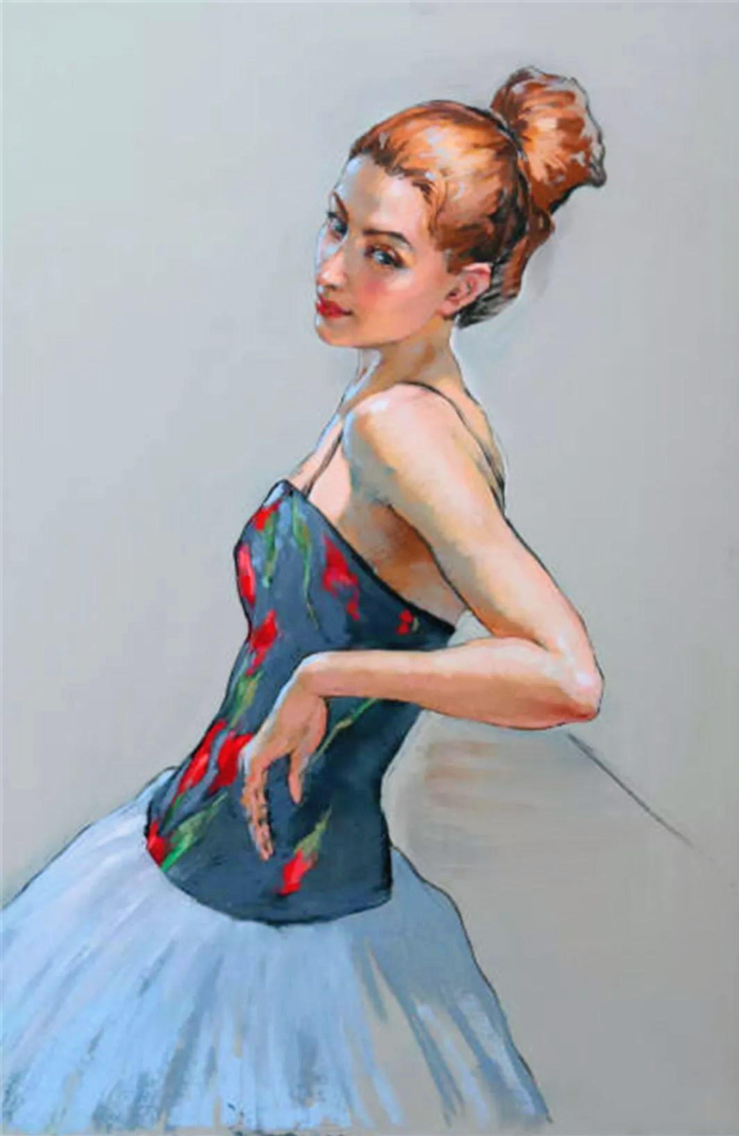 乌克兰女画家katya gridneva粉蜡笔画