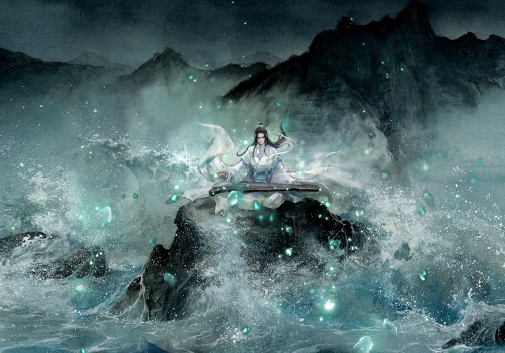 《魔道祖师》第二版忘羡海报,羡羡身影好帅气,汪叽问灵很心疼!