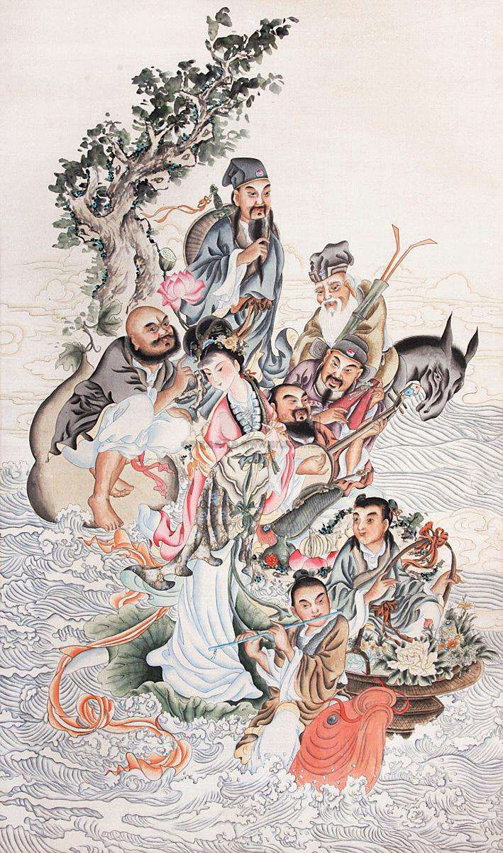 初八顺"星",名家笔下"八仙"祝大家新年显神通!