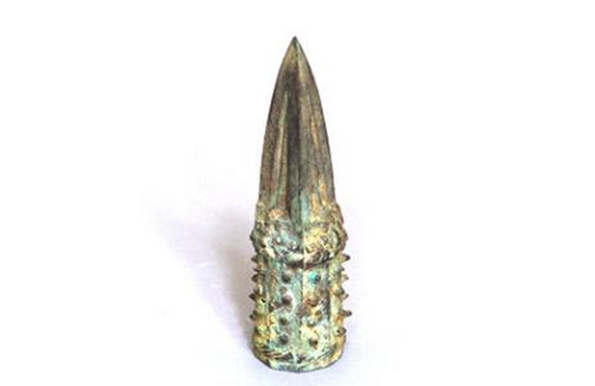 军队的重要实战兵器,一般认为殳是由原始社会中狩猎用的竹木棍棒发展