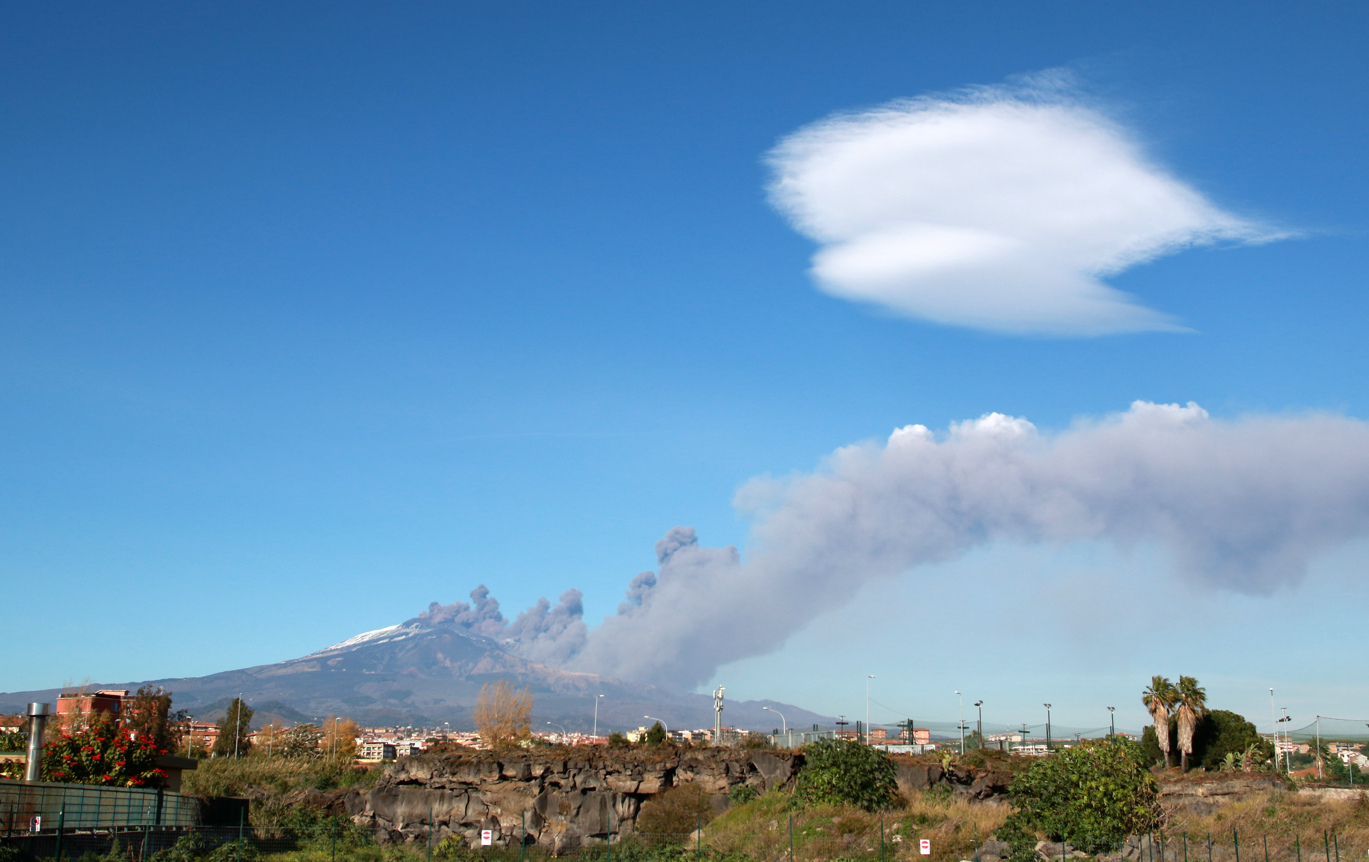 意大利埃特納火山噴發