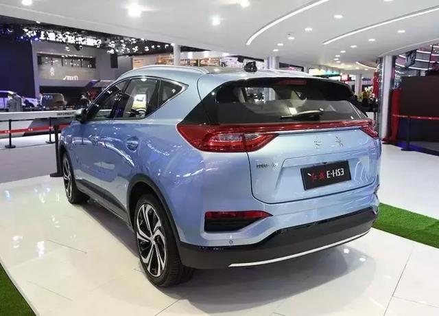 共和国之子红旗首款纯电动suv下线,最大续航可达390公里