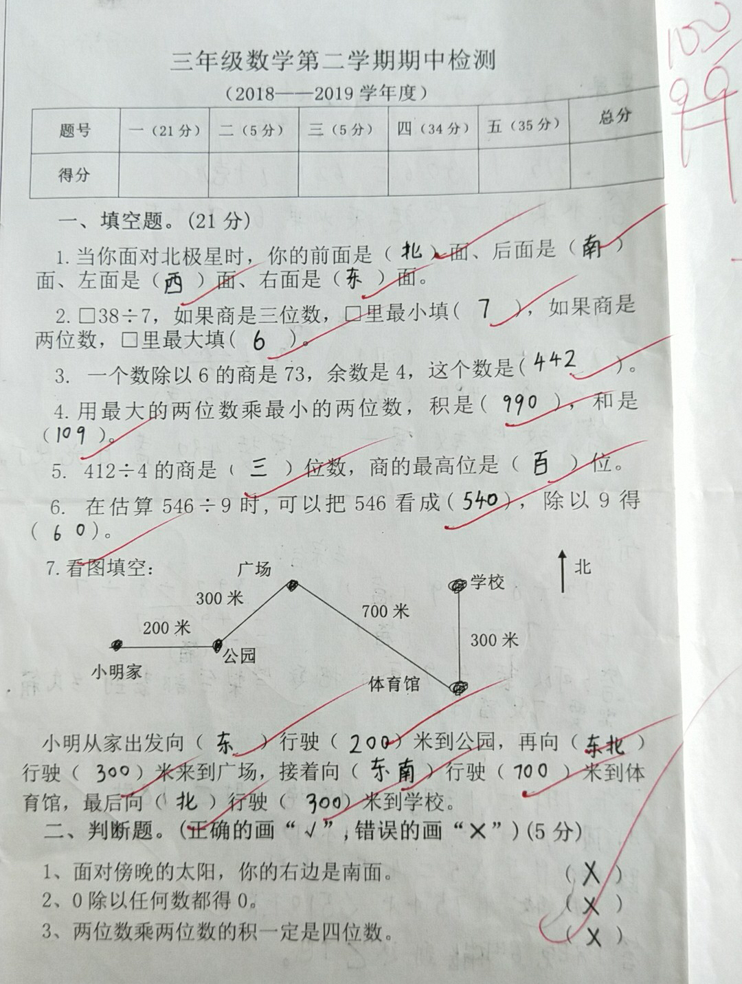 三年级数学期中检测,学生考100分!成绩好的学生是怎样学习的?