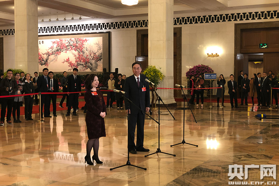 全国政协委员冯巩亮相"委员通道":扎根人民生活,才能创造出留得下的