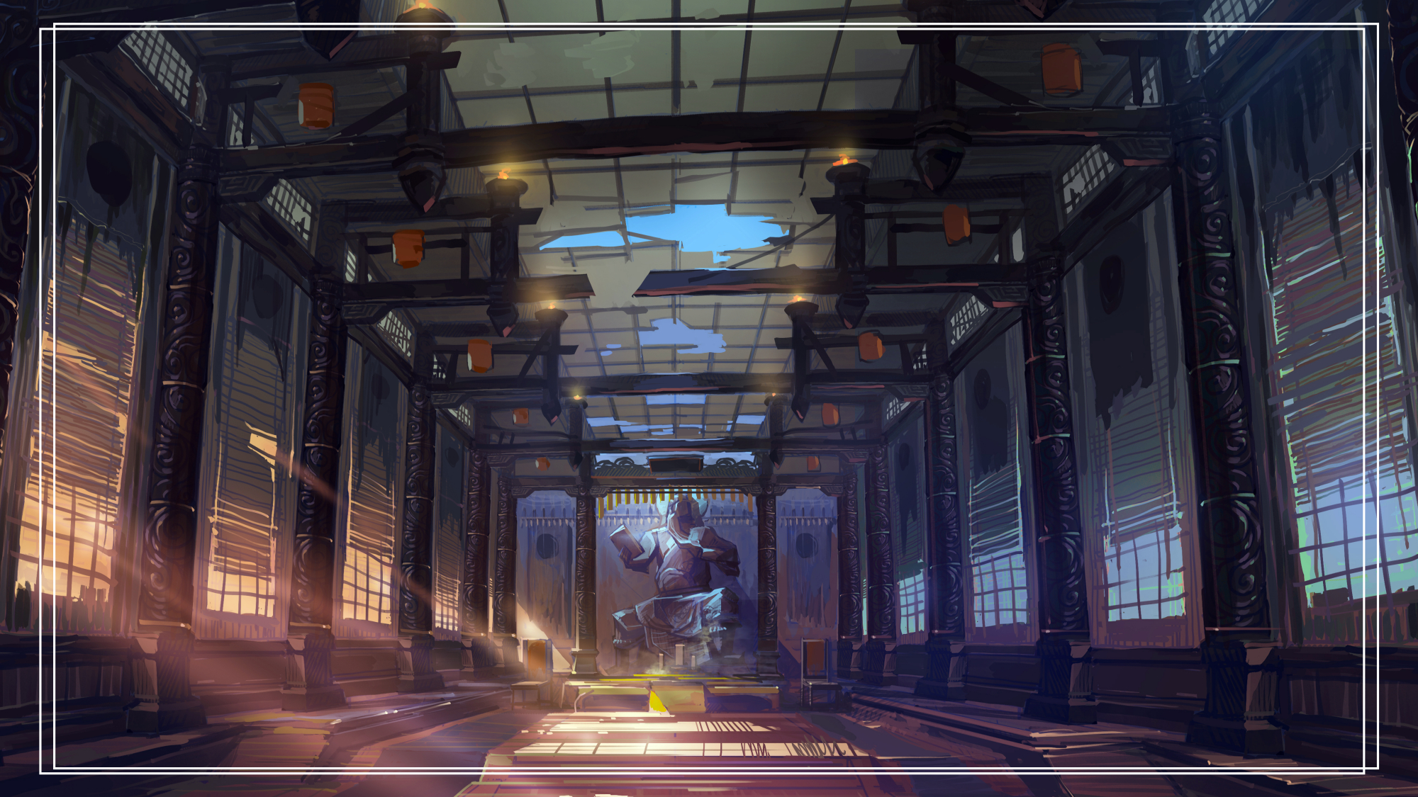 超清壁纸:中国风游戏场景概念图片