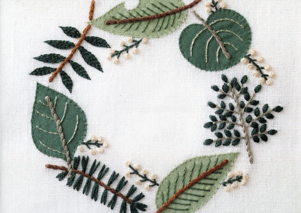 贴布绣:美翻了,小刺绣 贴布绣,零基础也能学得会