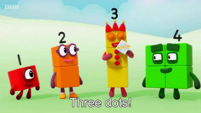 [图]BBC推荐优秀英语动画，《Numberblocks》数字积木-数字6的秘密